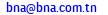eMail de BNA, Banque Nationale Agricole