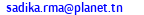 eMail de Sadika