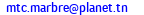 eMail de Marbrerie Tunis Carthage 