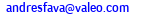 eMail de VALEO EMBRAYAGES TUNISIE