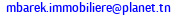 eMail de Immobiliere Mbarek