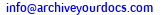 eMail de  ArchiveYourDocs
