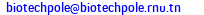 eMail de Biotech Pole Sidi Thabet