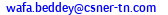 eMail de CSNER : Chambre Syndicale Nationale des Energies Renouvelables