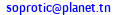 eMail de SOPROTIC STE DES INDUSTRIES DE CHAUSSURES