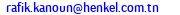 eMail de HENKEL ALKI (BOUM'HEL) 