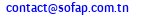 eMail de SOFAP : STE DE FABRICATION DE POUDRE 