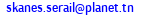 eMail de Hotel SKANES SERAIL