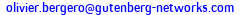 eMail de Gutenberg Networks Tunisie