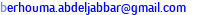eMail de BERHOUMA ABDELJABBAR : Expert judiciaire en informatique